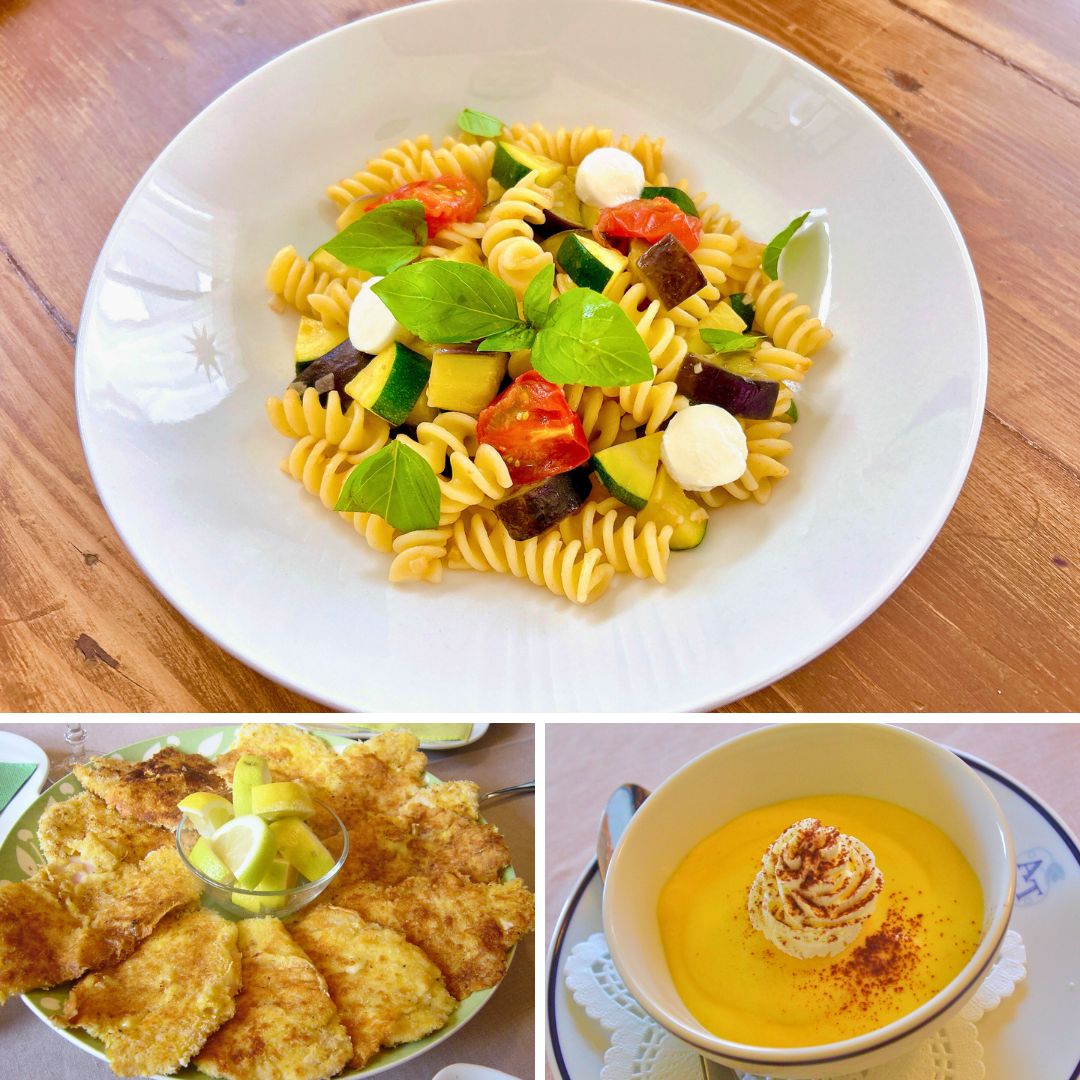 夏野菜のパスタ